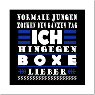 Boxen Geschenkidee Boxring Jungen Männer Sport Posters and Art